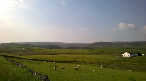 Yesterday's walk, as seen from Langdon Beck